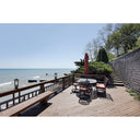 Z-Lite 8" Jordan Glass 1 Light Outdoor Pier Mounted Fixture image 11