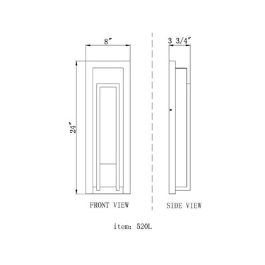 Z-Lite 8" Keaton 1 Light Outdoor Wall image 7