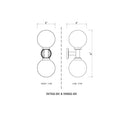 Z-Lite 8" Laurent 2 Light Outdoor Wall image 14