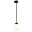 Z-Lite 8" Laurent Glass 1 Light Outdoor Pendant image 1