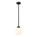 Z-Lite 8" Laurent Glass 1 Light Outdoor Pendant image 2