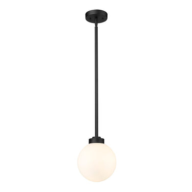 Z-Lite 8" Laurent Glass 1 Light Outdoor Pendant image 2