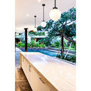 Z-Lite 8" Laurent Glass 1 Light Outdoor Pendant image 6