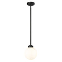 Z-Lite 8" Laurent Glass 1 Light Outdoor Pendant image