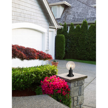 Z-Lite 8" Laurent Glass 1 Light Outdoor Pier Mounted Fixture image 11