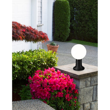 Z-Lite 8" Laurent Glass 1 Light Outdoor Pier Mounted Fixture image 12