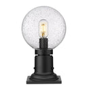 Z-Lite 8" Laurent Glass 1 Light Outdoor Pier Mounted Fixture image 3