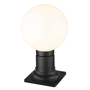 Z-Lite 8" Laurent Glass 1 Light Outdoor Pier Mounted Fixture image 4