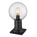 Z-Lite 8" Laurent Glass 1 Light Outdoor Pier Mounted Fixture image 5