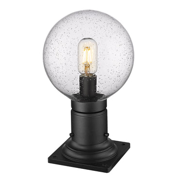 Z-Lite 8" Laurent Glass 1 Light Outdoor Pier Mounted Fixture image 5
