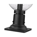 Z-Lite 8" Laurent Glass 1 Light Outdoor Pier Mounted Fixture image 7
