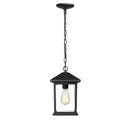 Z-Lite 8" Portland 1 Light Outdoor Chain Mount Ceiling Fixture image 2