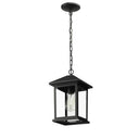 Z-Lite 8" Portland 1 Light Outdoor Chain Mount Ceiling Fixture image 4