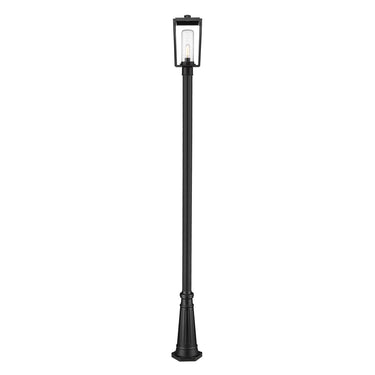 Z-Lite 8" Sheridan 1 Light Outdoor Post Mounted Fixture image 1