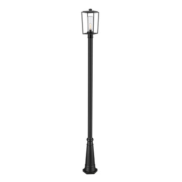 Z-Lite 8" Sheridan 1 Light Outdoor Post Mounted Fixture image