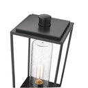 Z-Lite 8" Sheridan Glass 1 Light Outdoor Pier Mounted Fixture image 3