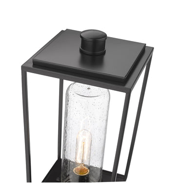 Z-Lite 8" Sheridan Glass 1 Light Outdoor Pier Mounted Fixture image 3
