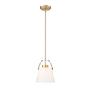 Z-Lite 8" Z-Studio Fabric 1 Light Pendant image 1