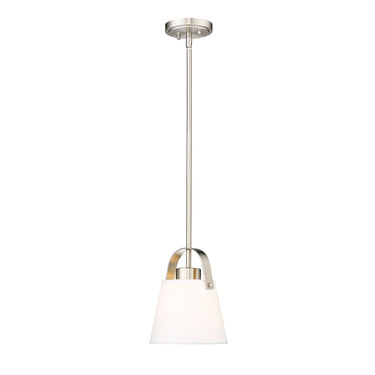 Z-Lite 8" Z-Studio Fabric 1 Light Pendant image 2
