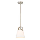 Z-Lite 8" Z-Studio Fabric 1 Light Pendant image 4