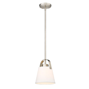 Z-Lite 8" Z-Studio Fabric 1 Light Pendant image 4