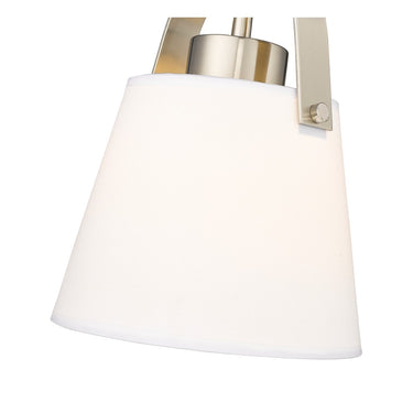 Z-Lite 8" Z-Studio Fabric 1 Light Pendant image 6