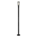 Z-Lite 88.75" High Helix 1 Light Outdoor Post Mounted Fixture image 2