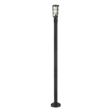 Z-Lite 88.75" High Helix 1 Light Outdoor Post Mounted Fixture image 2