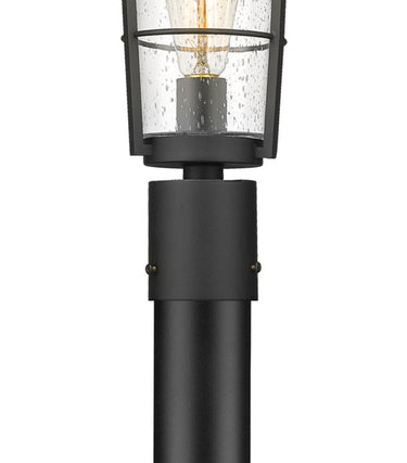 Z-Lite 88.75" High Helix 1 Light Outdoor Post Mounted Fixture image 3