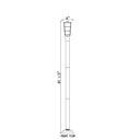 Z-Lite 88.75" High Helix 1 Light Outdoor Post Mounted Fixture image 7