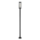 Z-Lite 9.25" Glenwood Glass 1 Light Outdoor Post Mounted Fixture image 1