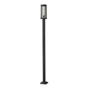 Z-Lite 9.25" Glenwood Glass 1 Light Outdoor Post Mounted Fixture image