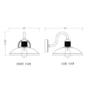 Z-Lite 9.25" High RLM 1 Light Outdoor Wall image 7