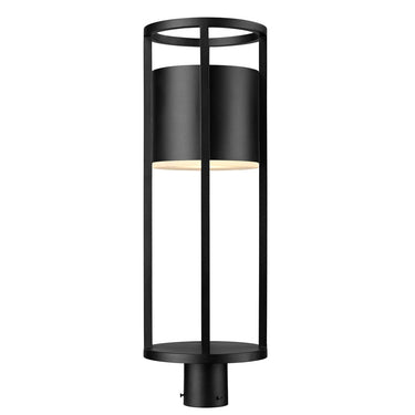 Z-Lite 9.25" Luca 1 Light Outdoor Post Mount Fixture image 2