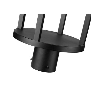 Z-Lite 9.25" Luca 1 Light Outdoor Post Mount Fixture image 3