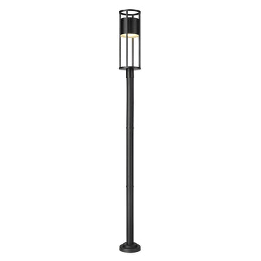 Z-Lite 9.25" Luca 1 Light Outdoor Post Mounted Fixture image 2