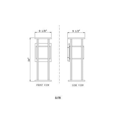 Z-Lite 9.25" Luca 2 Light Outdoor Wall image 7