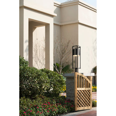 Z-Lite 9.25" Luca Glass 1 Light Outdoor Pier Mounted Fixture image 5