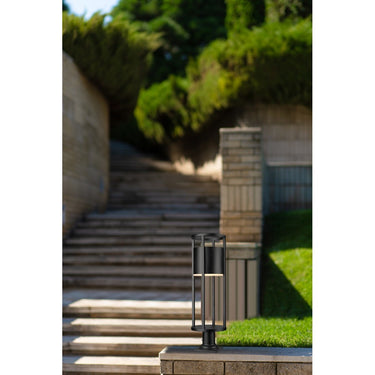 Z-Lite 9.25" Luca Glass 1 Light Outdoor Pier Mounted Fixture image 6