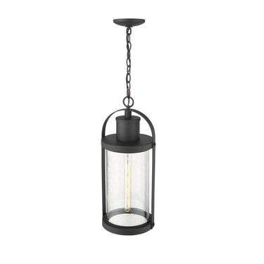 Z-Lite 9.25" Roundhouse 1 Light Outdoor Chain Mount Ceiling Fixture image 1