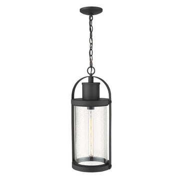 Z-Lite 9.25" Roundhouse 1 Light Outdoor Chain Mount Ceiling Fixture image 2
