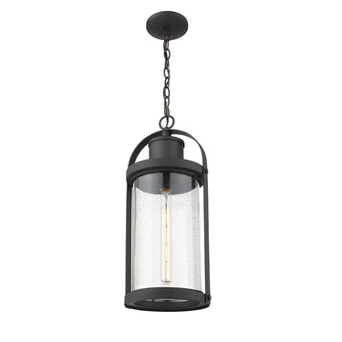 Z-Lite 9.25" Roundhouse 1 Light Outdoor Chain Mount Ceiling Fixture image 3