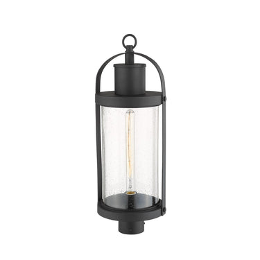 Z-Lite 9.25" Roundhouse 1 Light Outdoor Post Mount Fixture image 2
