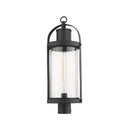 Z-Lite 9.25" Roundhouse 1 Light Outdoor Post Mount Fixture image 3