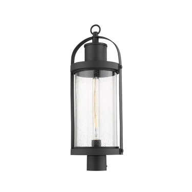 Z-Lite 9.25" Roundhouse 1 Light Outdoor Post Mount Fixture image 3