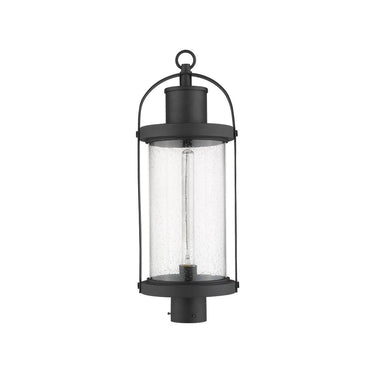 Z-Lite 9.25" Roundhouse 1 Light Outdoor Post Mount Fixture image 4