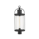 Z-Lite 9.25" Roundhouse 1 Light Outdoor Post Mount Fixture image