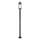 Z-Lite 9.25" Roundhouse 1 Light Outdoor Post Mounted Fixture image