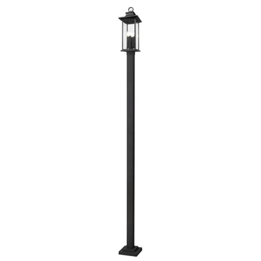Z-Lite 9.25" Tiberius 4 Light Outdoor Post Mounted Fixture image