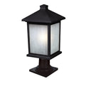 Z-Lite 9.5" Holbrook 1 Light Outdoor Pier Mounted Fixture image